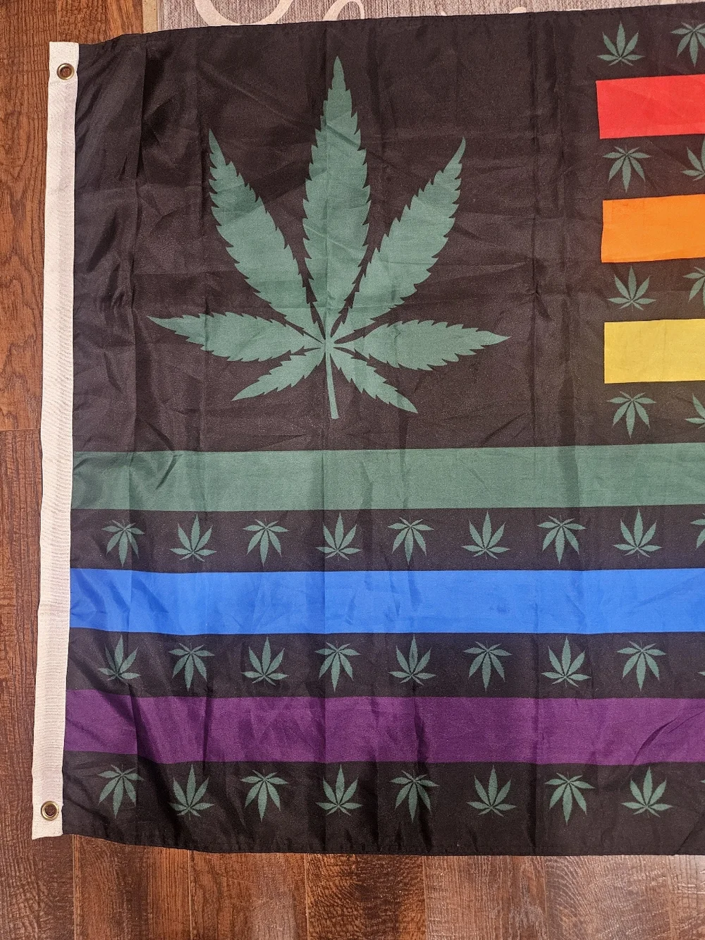 Decorative Cannabis Flag/ Tapestry